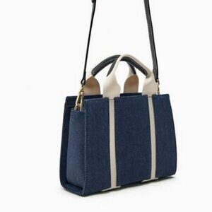 NWOT Zara Denim Bag